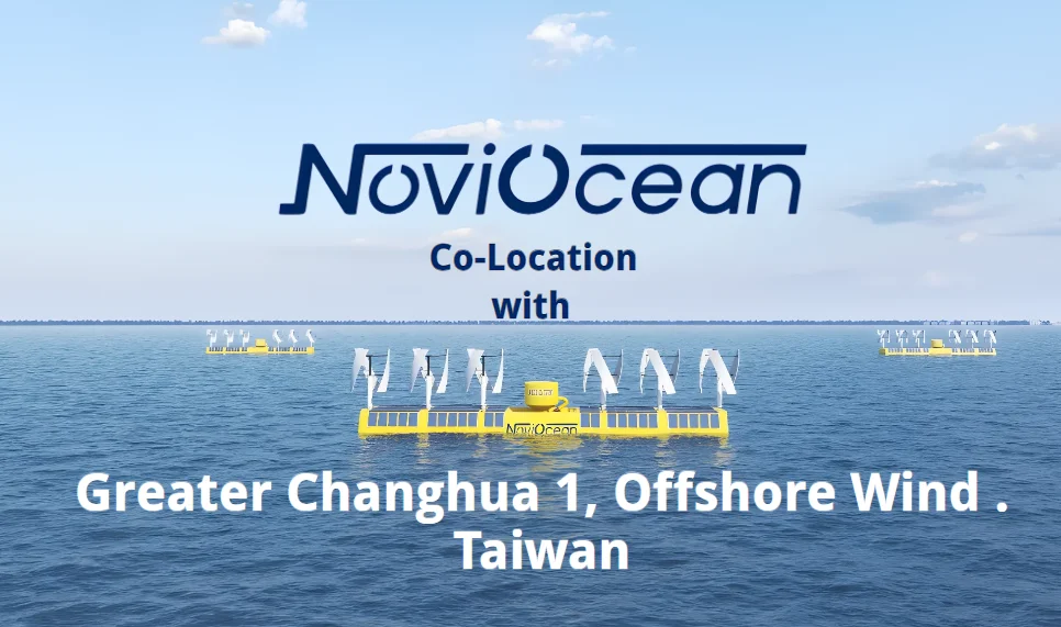 NoviOcean co-location Taiwan Greater Changhua 1 wave energy integration