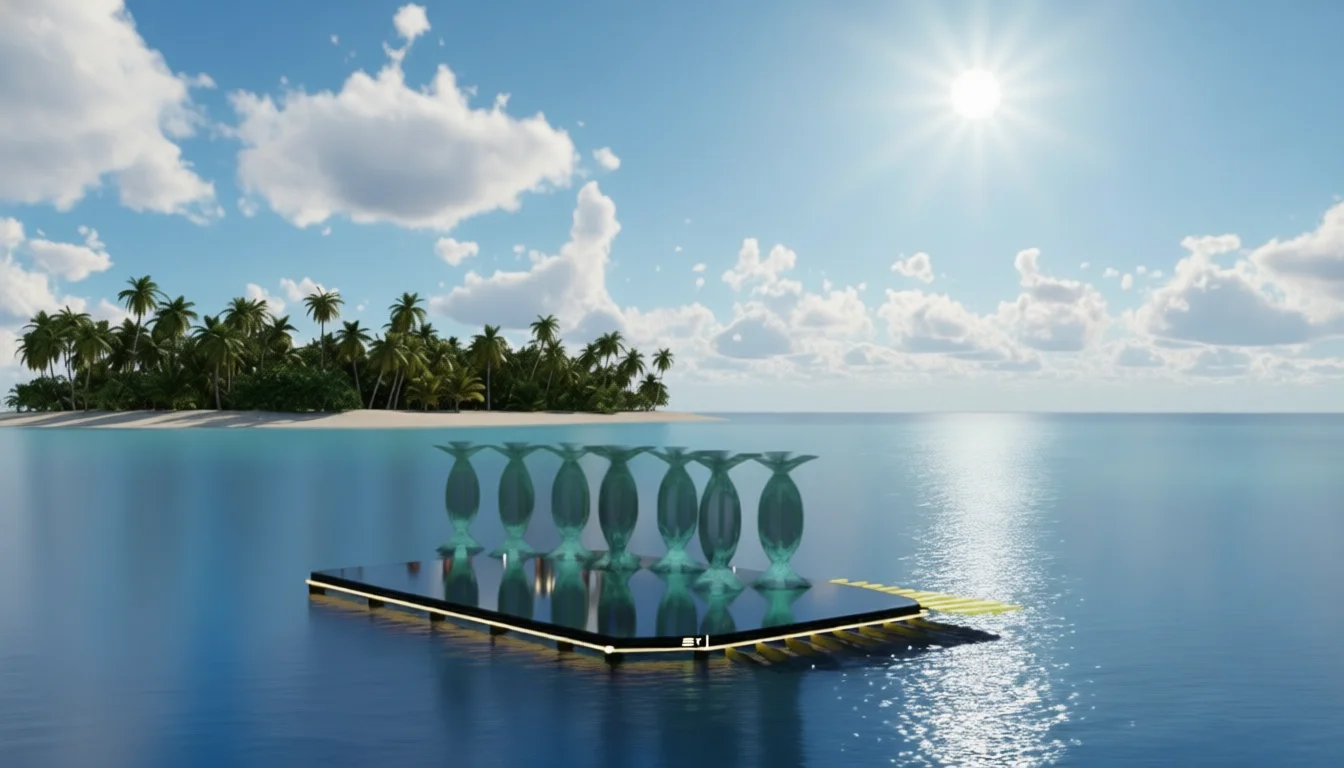 NoviOcean Island Installation