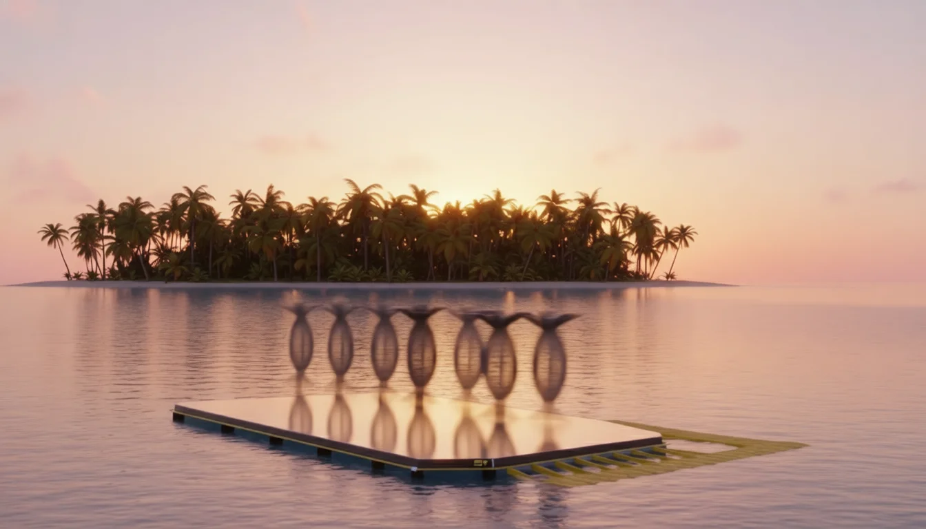 NoviOcean Island Installation