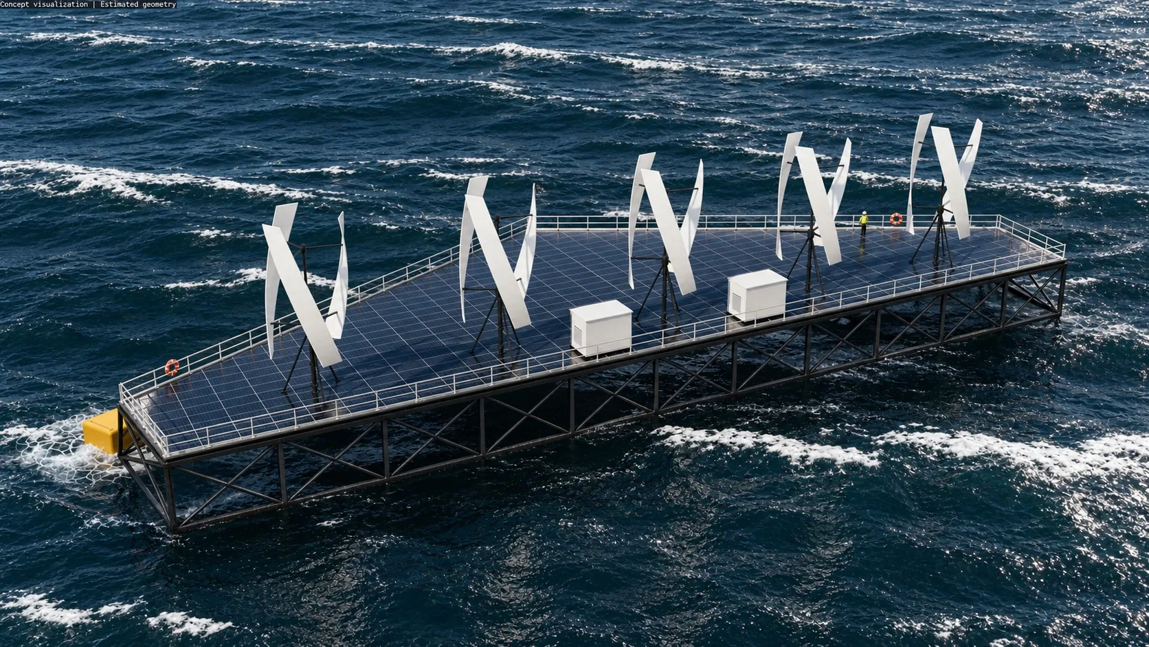 NoviOcean Medi Wave 850H — rear three-quarter view concept at sea