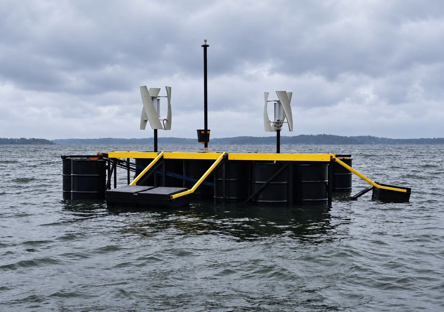 NoviOcean NO3 demonstrator on the water in June 2026, testing platform behaviour for the Medi Wave 850H design