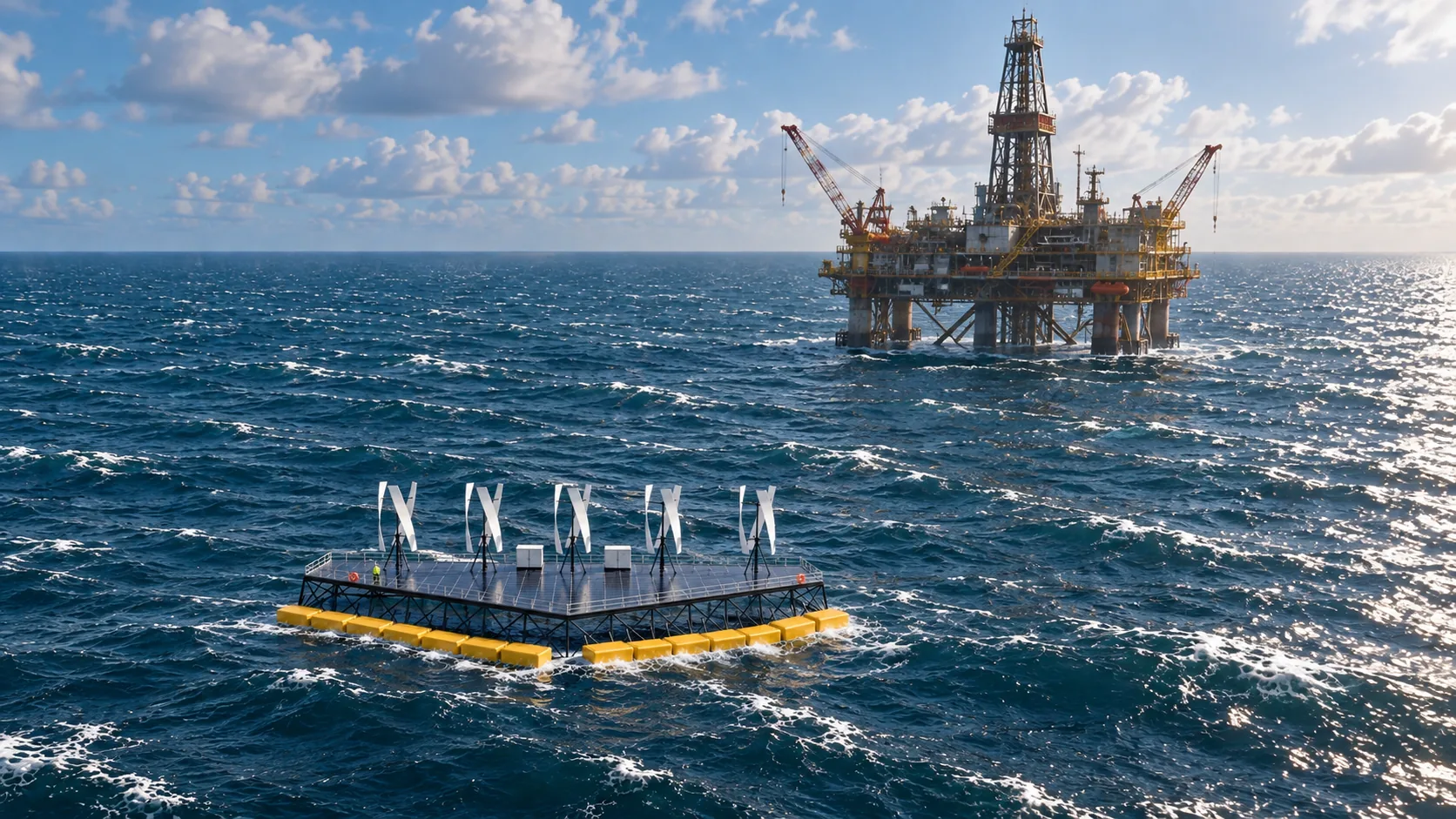 NoviOcean hybrid platform — offshore oil and gas concept